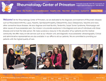 Tablet Screenshot of princetonrheumatology.com